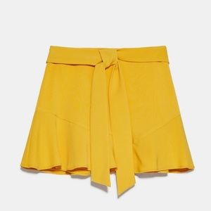 COPY - Zara Iconic Ruffle Skort in Yellow
